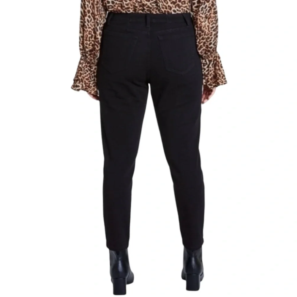 Nili Lotan x Target Black Denim Straight Leg Ankle Jeans Women’s 12 - Picture 3 of 12